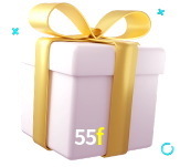 Receba seus bônus de boas-vindas no 55f