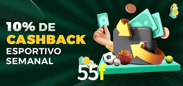 10% de bônus de cashback na 55f